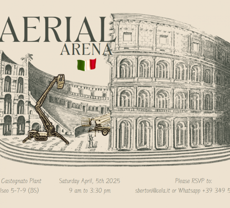 意大利CELA舉辦AERIAL ARENA活動，展示最新高空作業(yè)平臺技術(shù)