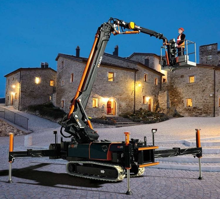 BG Lift推出全電動M400蜘蛛式起重機