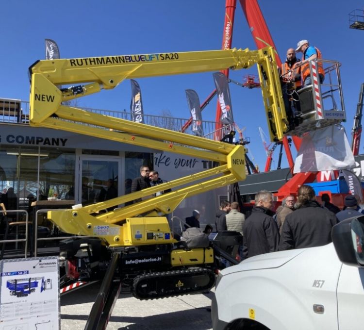 ?TIME Europe公司推出全新RUTHMANN BLUELIFT SA20曲臂式蜘蛛車