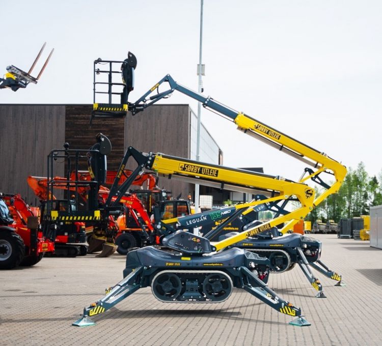 挪威S?rby Utleie公司引進Leguan蜘蛛式高空作業(yè)平臺