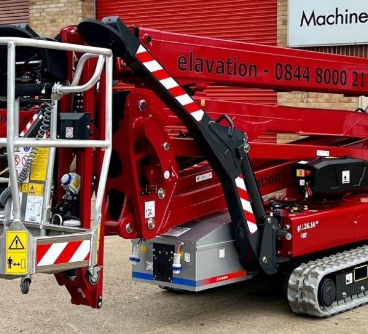 英國Elavation租賃公司引進四臺Hinowa蜘蛛車擴充設(shè)備庫